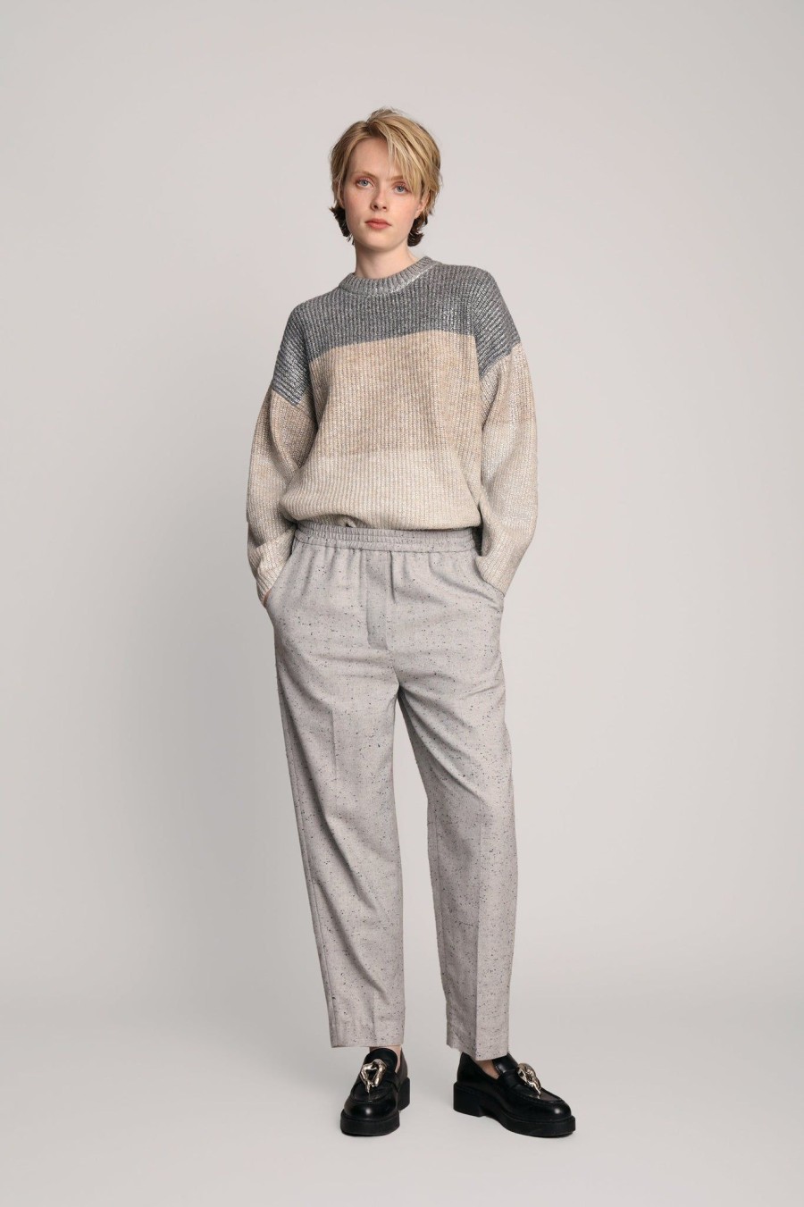 Missen MUNTHE | Edwan Knit Silver