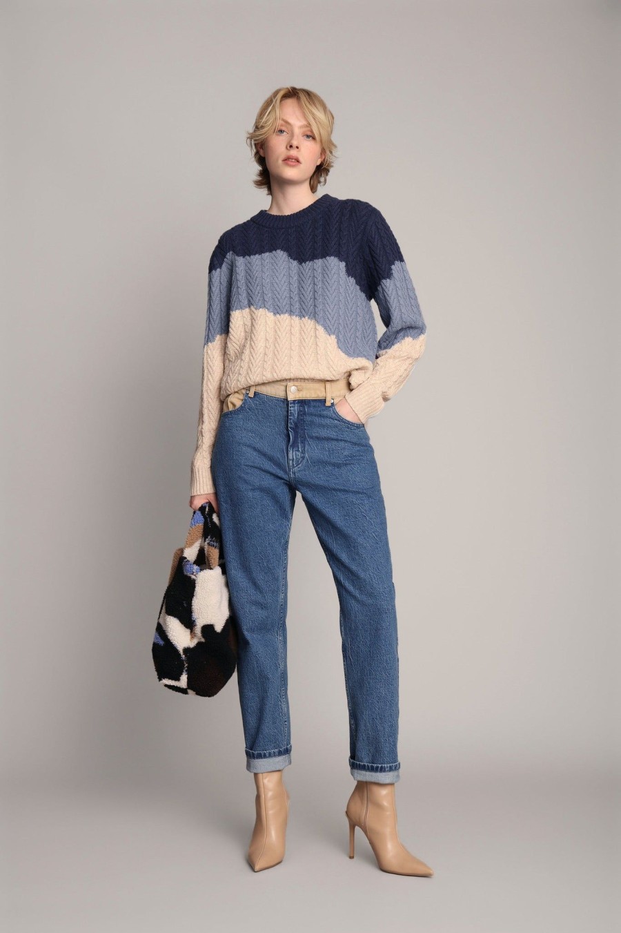 Missen MUNTHE | Lacorn Knit Blue