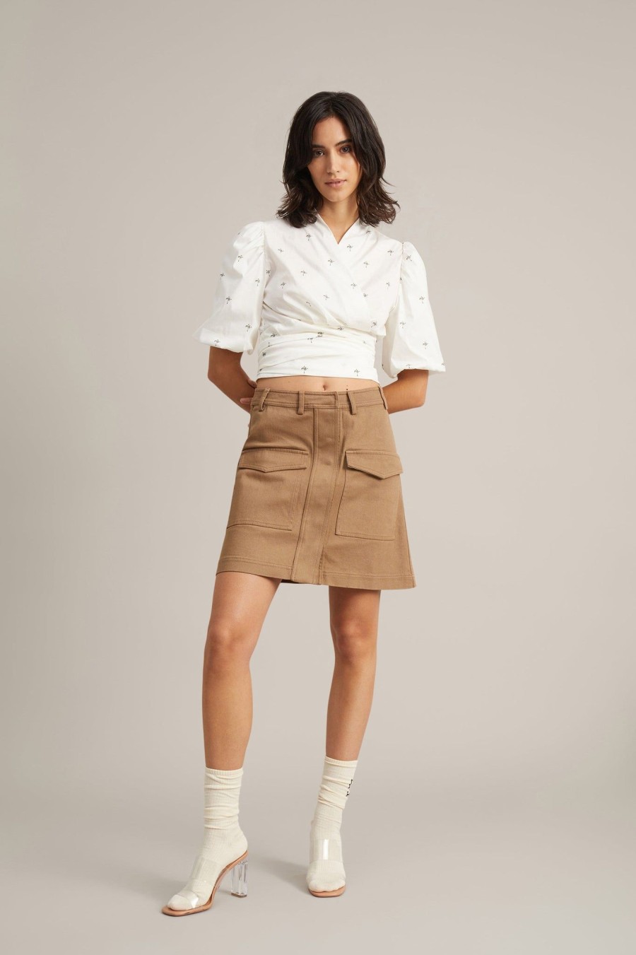 Missen MUNTHE | Gazmo Skirt Mocca