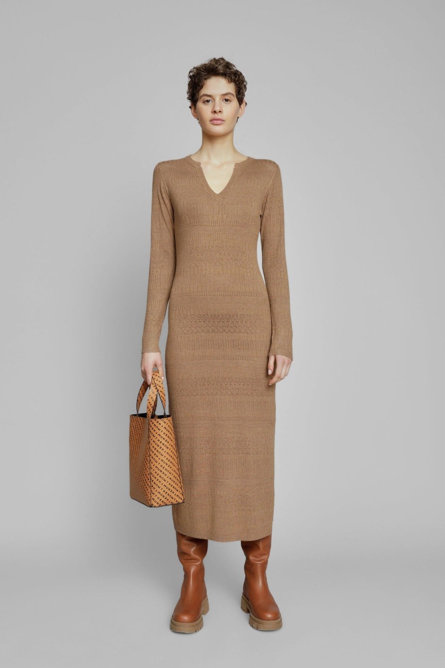 Missen MUNTHE | Eallen Dress Camel