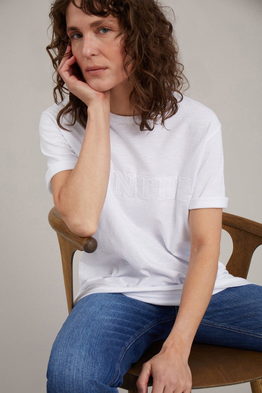 Missen MUNTHE | Pumpkin T-Shirt White