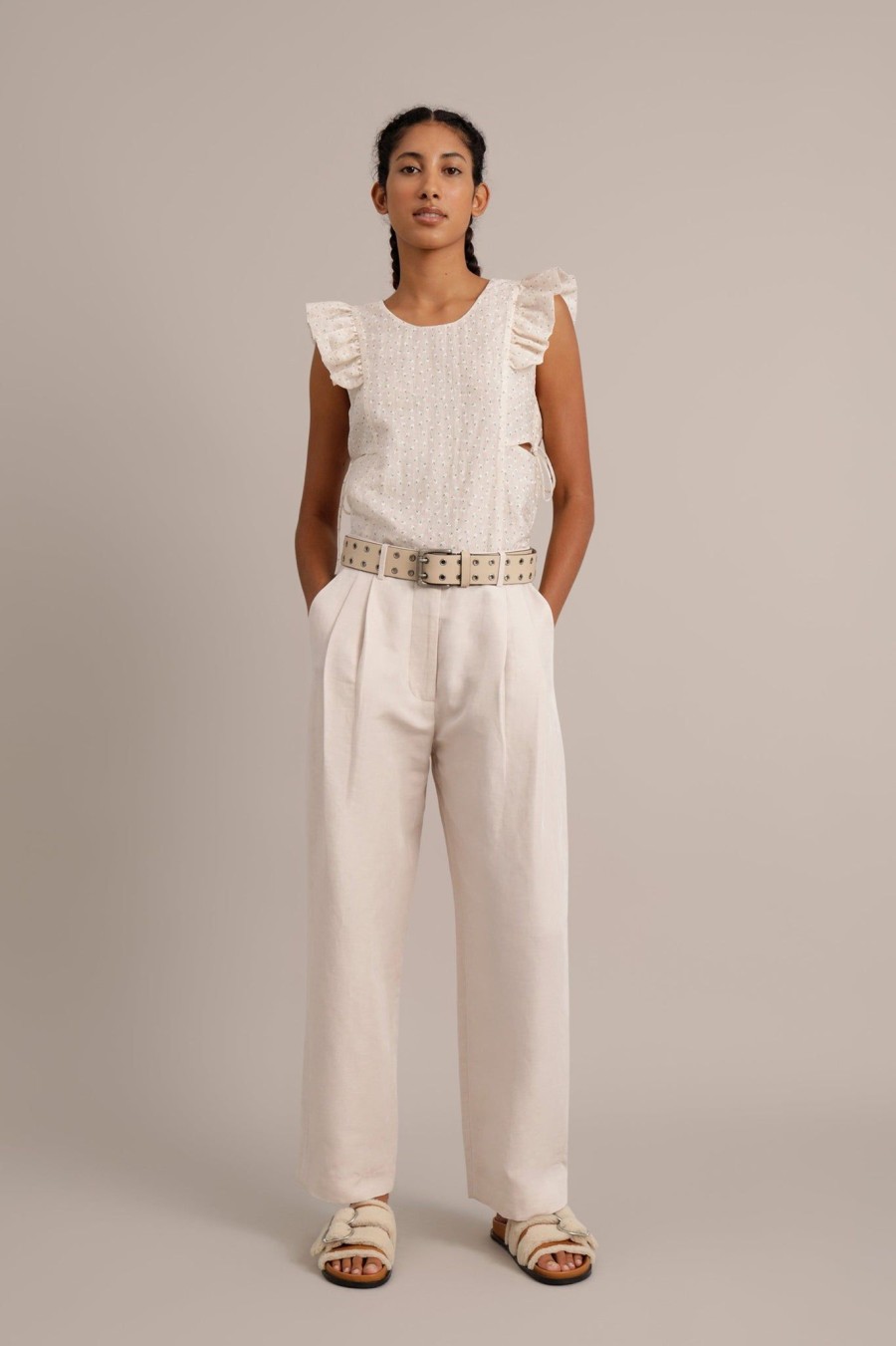 Missen MUNTHE | Uhilu Top Ivory