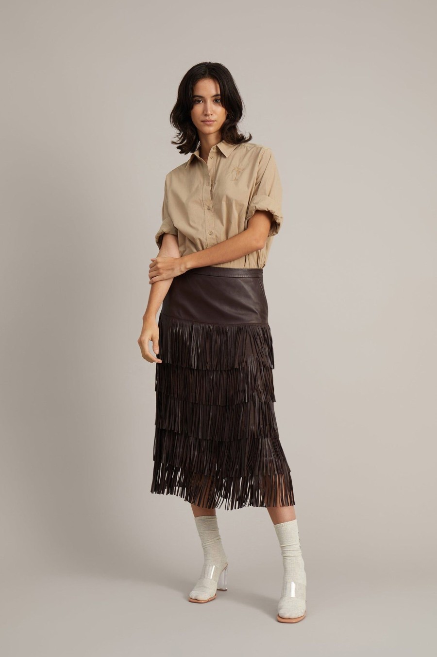 Missen MUNTHE | Gharm Skirt Mocca