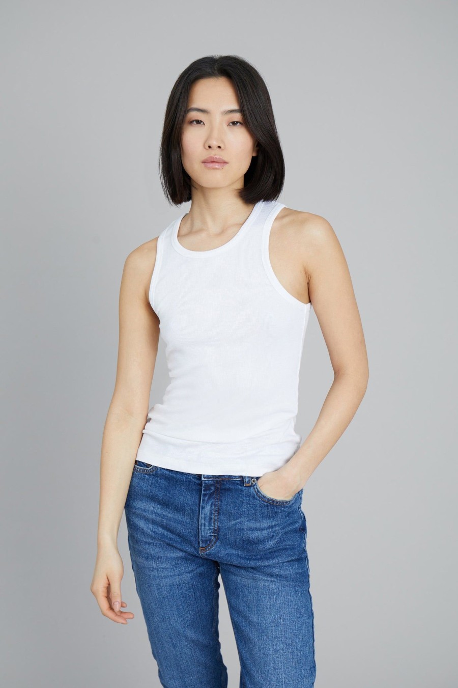 Missen MUNTHE | Peach T-Shirt White