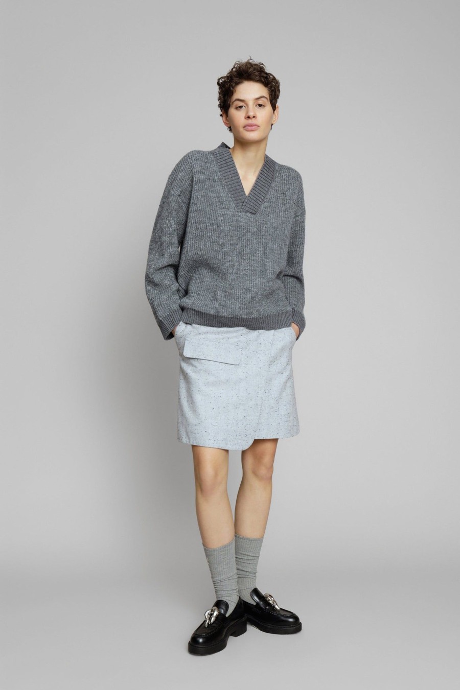 Missen MUNTHE | Ewen Knit Grey