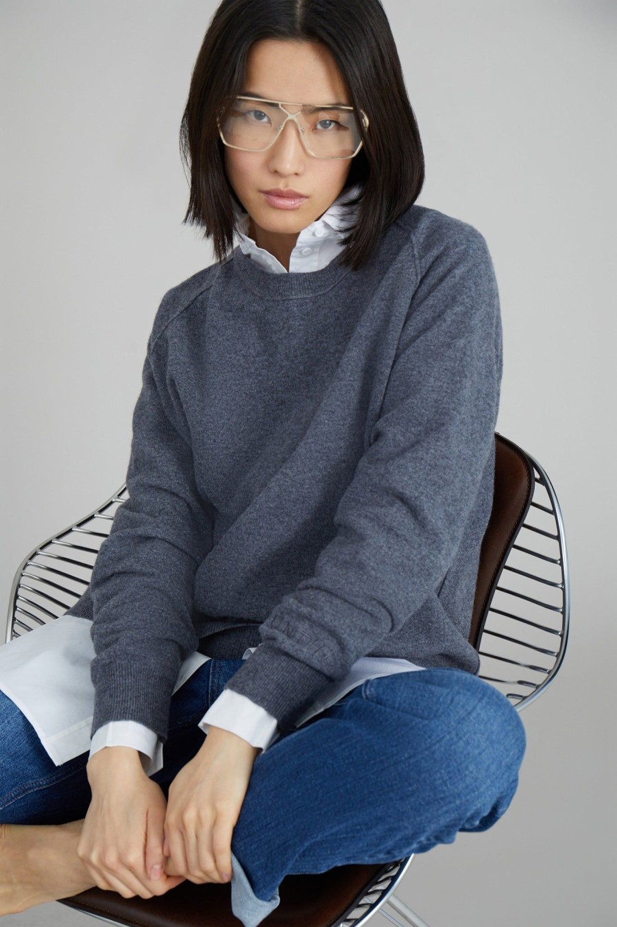 Missen MUNTHE | Sweetcorn Knit Charcoal