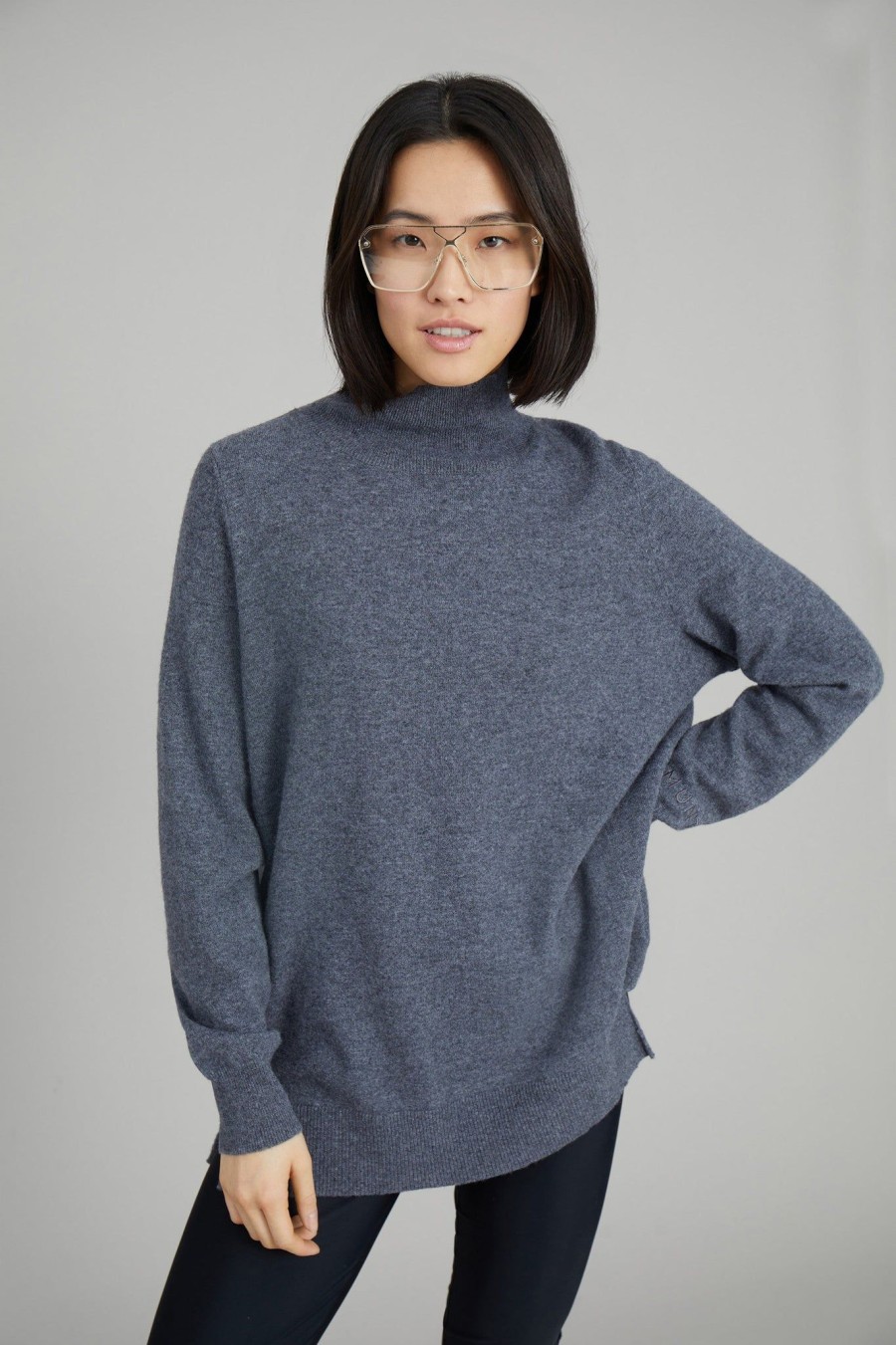 Missen MUNTHE | Goldy Knit Charcoal