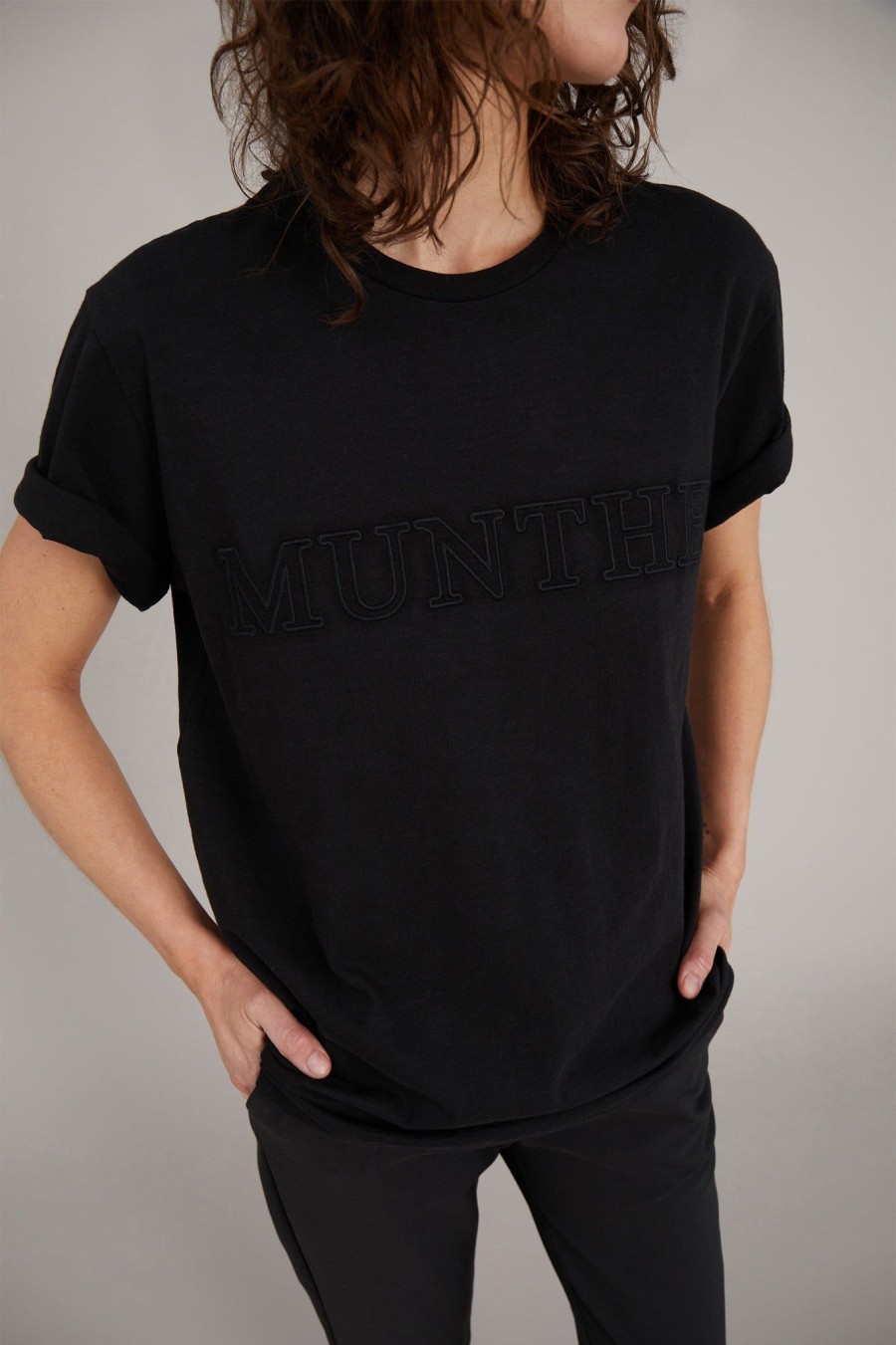 Missen MUNTHE | Pumpkin T-Shirt Black